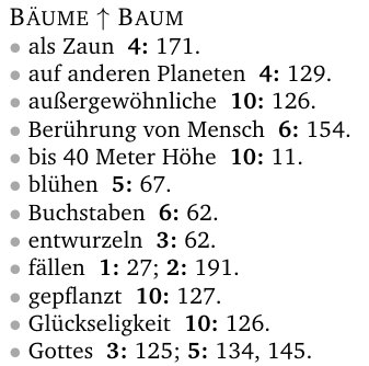 Auszug aus dem Anastasia-Index